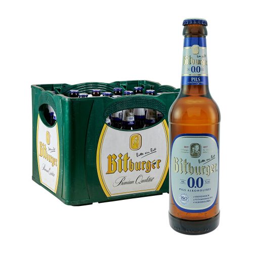 Bitburger Pils Alkoholfrei 0,0% 24 x 0,33L pils bier