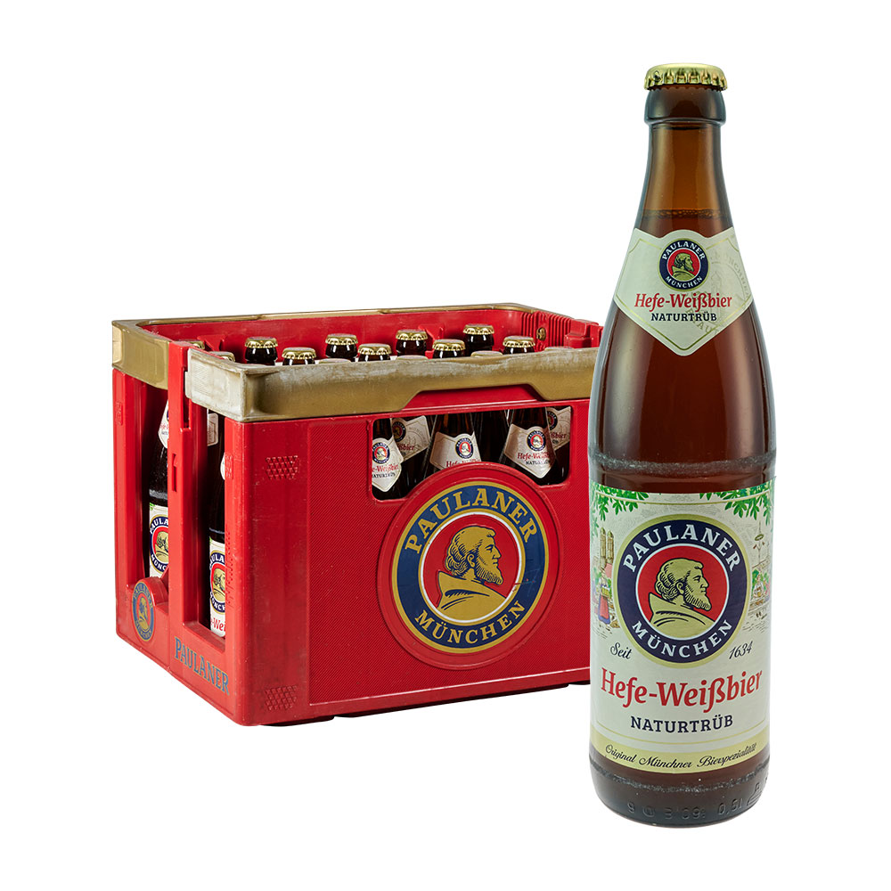 Paulaner Hefe Weissbier Naturtrüb 20 x 0,5L Bier» EKO schnelle Getränke