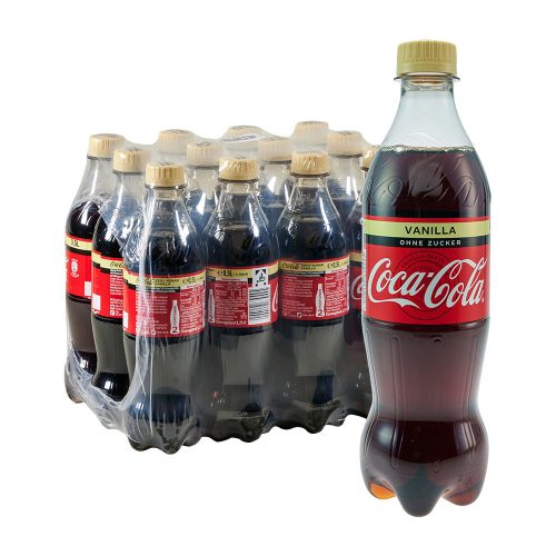Coca Cola Vanille Ohne Zucker 12 x 0,5L coke