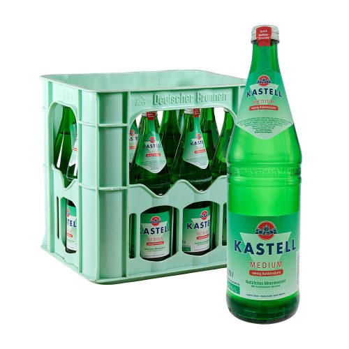 Kastell Wasser medium glas 12 x 0,75 Liter
