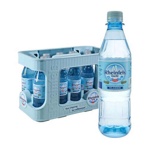 Rheinfels Quelle Mineralwasser Classic 12 x 0,5 L klassik sprudel