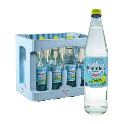 Rheinfels Quelle Natürliches Mineralwasser Lemon 12 x 0,7L Glas