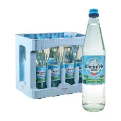 Rheinfels Quelle Natürliches Mineralwasser Naturelle 12 x 0,7L Glas ohne kohlensäure naturelle