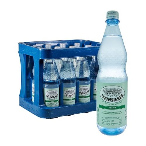Steinsieker Mineralwasser Medium 12 x 1L wasser