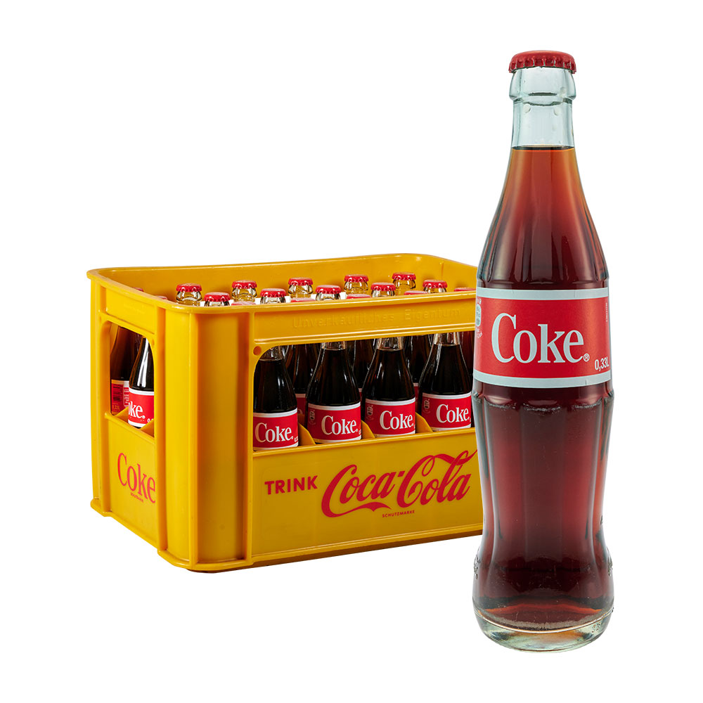 Coca Cola 24 x 0,33L Glas coke