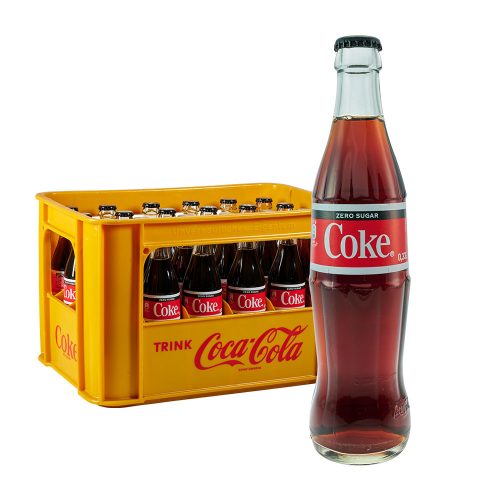 Coca-Cola Zero 24 x 0,33L Glas coke