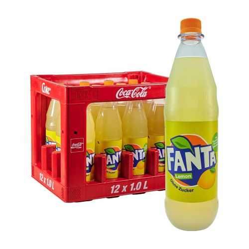 Fanta Lemon Ohne Zucker 12 x 1L limo limonade