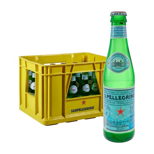 S. Pellegrino 24 x 0,25L Glas sprudel wasser