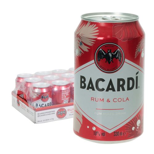 bacardi rum cola dose 12 0,33l