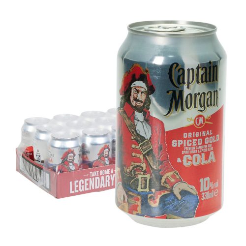 captain morgan rum und cola dose 12 0,33l