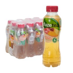 Fuze Tea Schwarzer Tee Pfirsich Hibiskus 12 x 0,4L PET