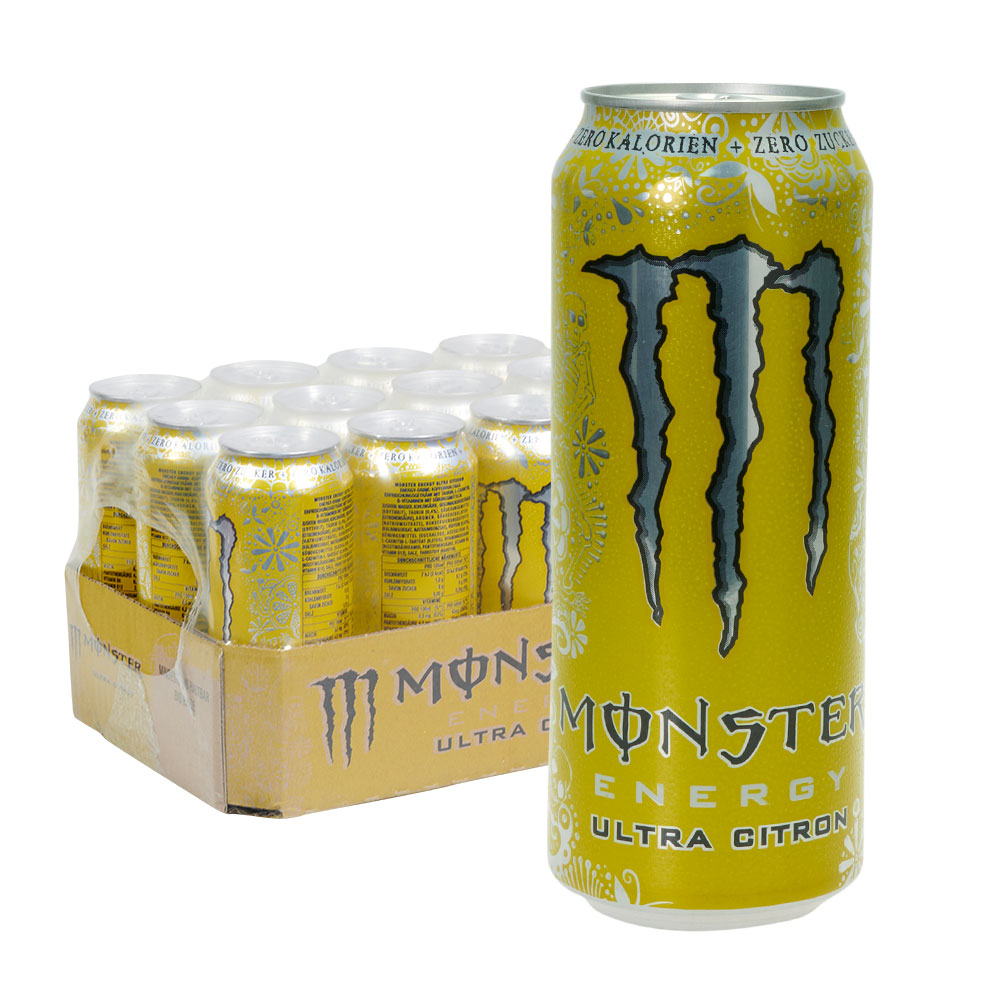 Monster Energy Ultra citron zitrone dose 24 0,5l