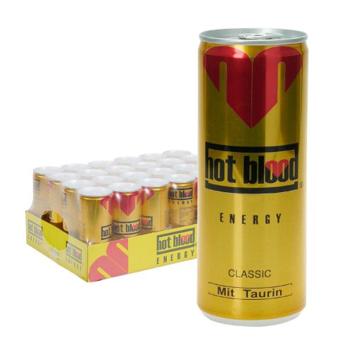 Hot Blood Energy Classic 24 x 0,25L Dose