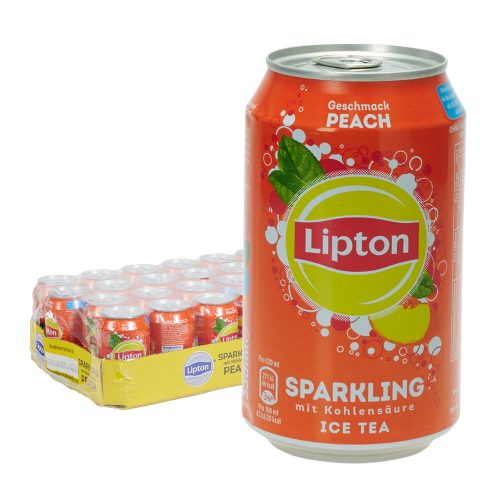 Lipton Sparkling Ice Tea Peach 24 x 0,33L Dose