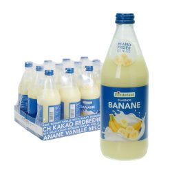 münsterland bananenmilch banane glas flasche 12 0,5l