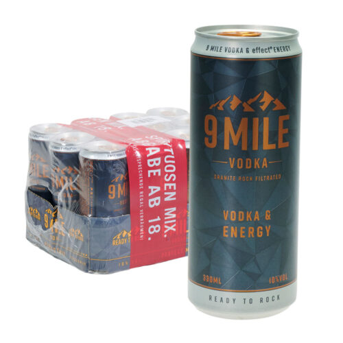9 Mile Vodka & Energy 12 x 0,33L Dose