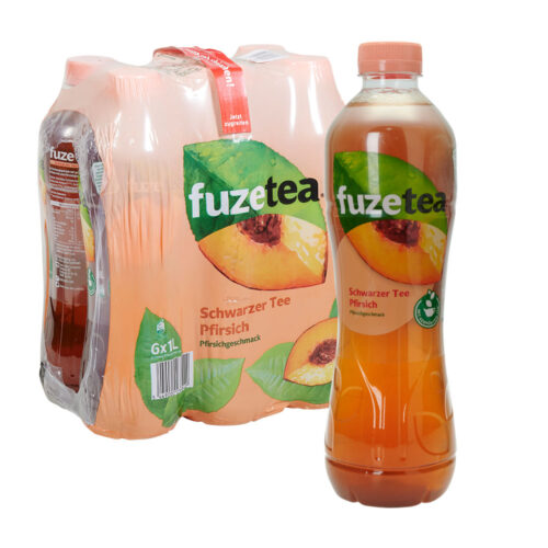 Fuze Tea Schwarzer Tee Pfirsich 6 x 1L PET