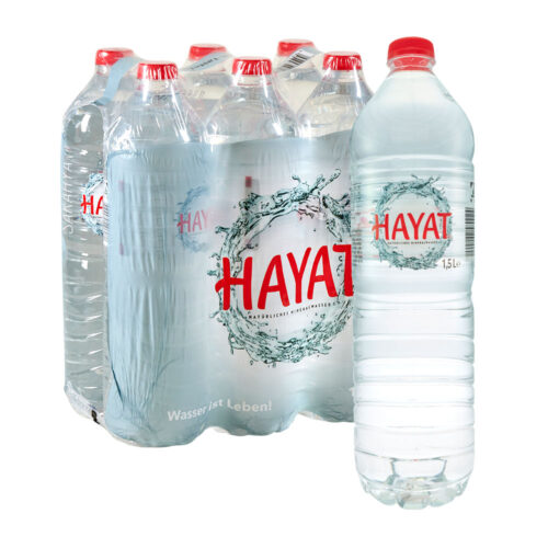 Hayat Natürliches Mineralwasser Naturell 6 x 1,5L EW