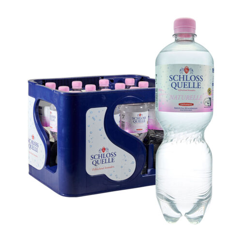 Schloss Quelle Mineralwasser Naturelle 12 x 1L PET