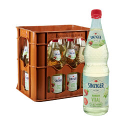 Sinziger Wellness Vital Apfel mit Holunderblütengeschmack 12 x 0,7L Glas