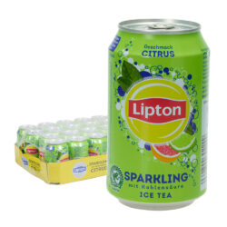 Lipton Sparkling Ice Tea Zitrone 24 x 0,33L Dose